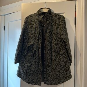 Zara Canvas Peacoat